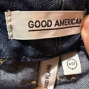 Good American Indigo Flare Jeans